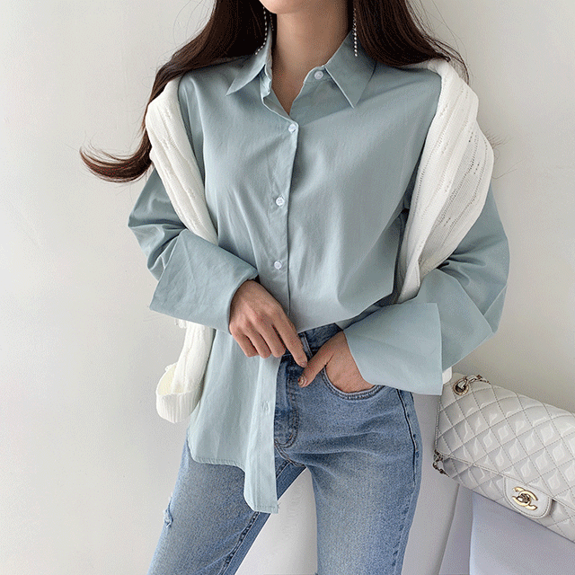 [무배] 고퀄리티 코튼캔디 커프스 셔츠 [5 color]워너비몰
