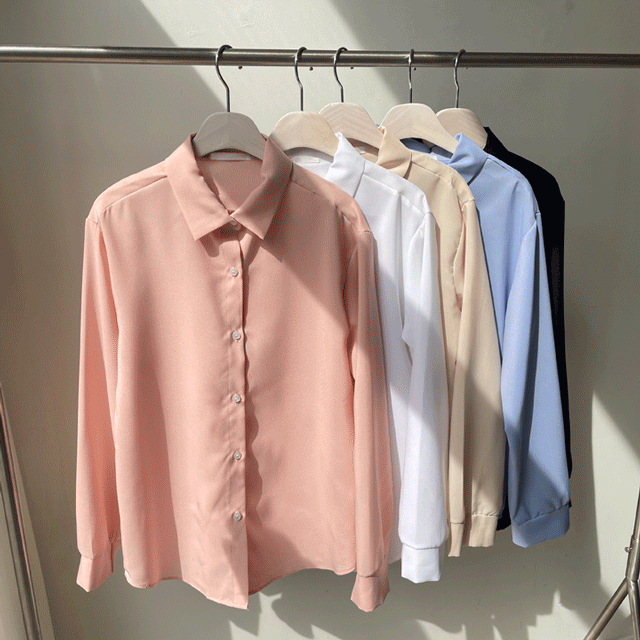 [무배] 마카롱 찰랑 루즈핏 셔츠 [5 color]워너비몰
